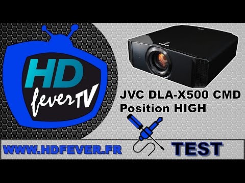 TEST HDfever : JVC DLA-X500 Clear Motion Drive position High