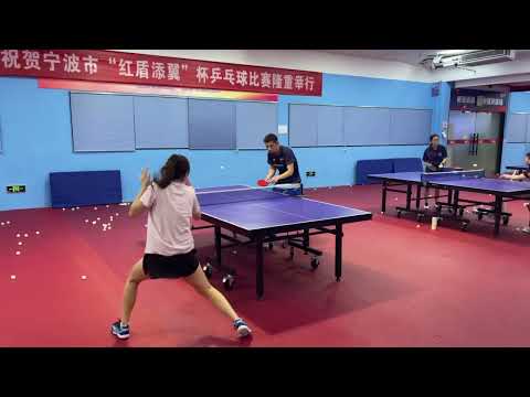 Butterfly Training Tips with Tiffany Ke - Multi Ball All Table Forehand Smash with Zhang Jike