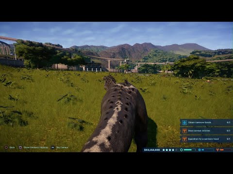 Jurassic World Evolution - Indominus Rex Eats Goat