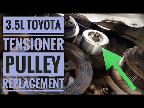 3.5L Toyota Tensioner Pulley and Serpentine Belt Replacement