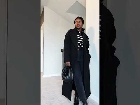 Styling my Weekday coat 🤍 Outfit linked in description pt 2 #shorts #fashion #styling #ootd #grwm