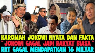 JOKOWI'S KAROMAH IS REAL!! JOKOWI FAILED TO BE A COMMON PEOPLE, BUT THE PRC FAILED TO GET 16 BILLION