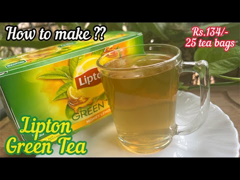 Lipton Green Tea | Lipton Green Tea Honey Lemon | How to make Lipton Green Tea