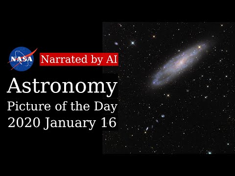 APOD: 2020-01-16 - NGC 247 and Friends (Narrated by Joanna)