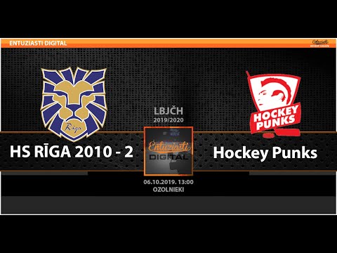 2019 2020 - LBJČH-U11-B GRUPA  HOCKEY PUNKS PRET HS RĪGA 2010-2 06.10.2019. 13:00