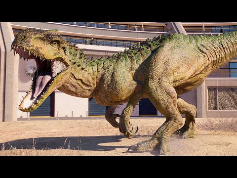 INDOMINUS REX vs INDORAPTOR vs BLUE (DINOSAURS BATTLE)  - Jurassic World Evolution 2