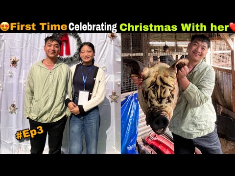 😍Celebrating Christmas First Time With her ❤️ Konyak village Mon District Nagaland || B Crazy✅❣️