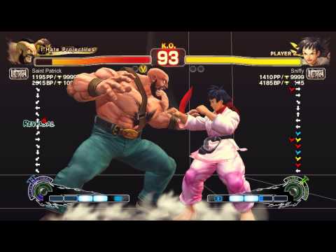 Saint Patrick (Zangief) vs Sniffy (Makoto)