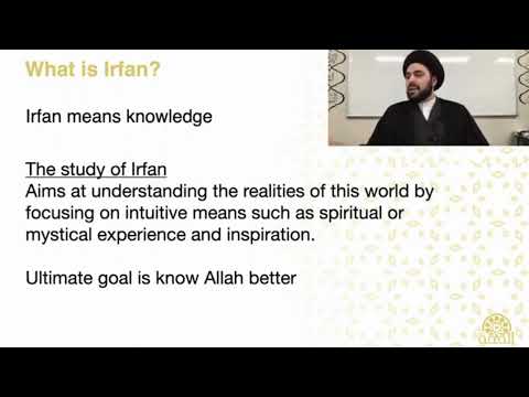 What does Irfan mean? What is Irfan? - Qazwini