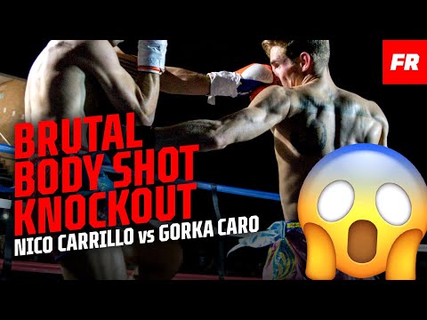 MUAY THAI KNOCKOUT 😨 Nico Carrillo's BRUTAL body shot knockout | Fight Record
