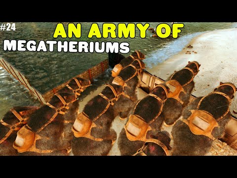 Creating a Megatherium Army - Ark Survival Ascended Part 24