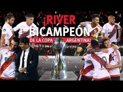 Todos Los Goles River Campeon De La Copa Argentina 2017 - HD