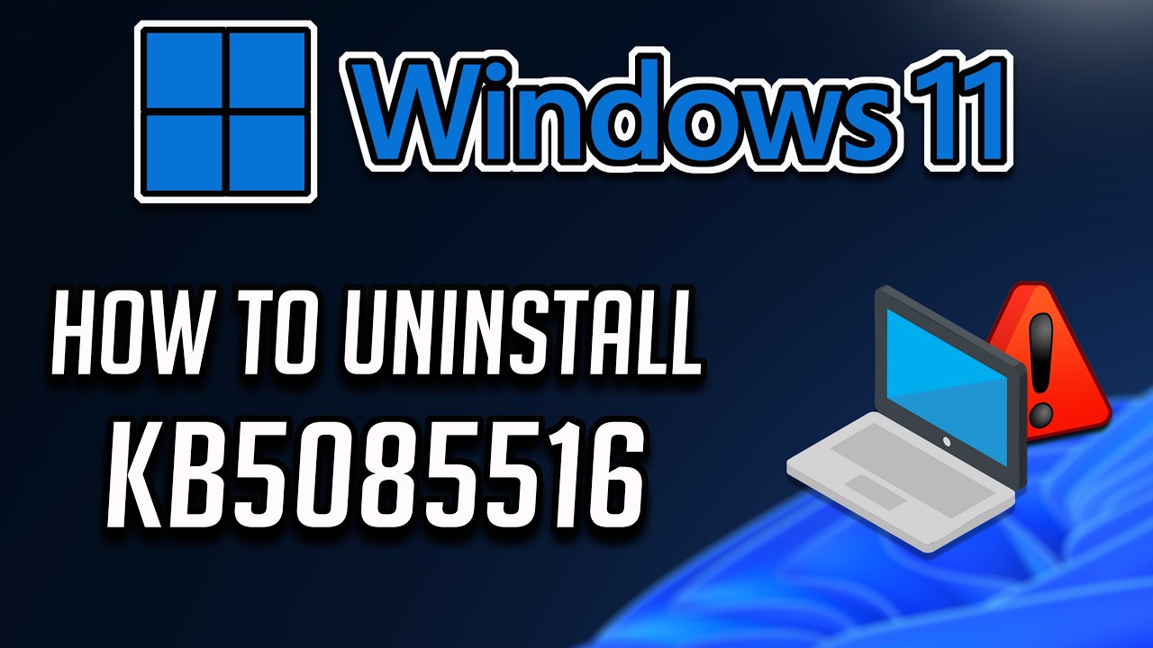 How To Uninstall KB5085516 Update on Windows 11