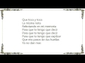 Kinky - Mis Pasos Tus Huellas Lyrics