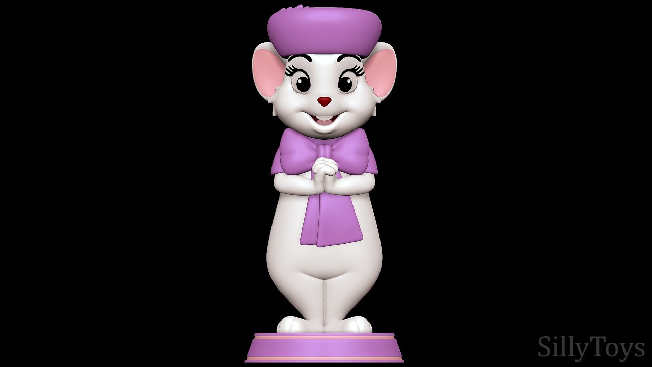 Miss Bianca - The Rescuers 3D Print Model