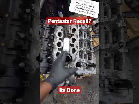 The 3.6L Pentastar engine never had a RECALL on the cylinder head. Times up on the warranty.