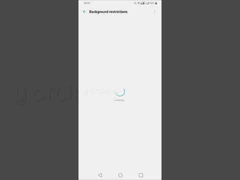 Battery Draining App restriction in LGG8X