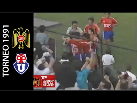 Unión Española 3-1 Universidad De Chile - Campeonato Nacional 1991 - Resumen
