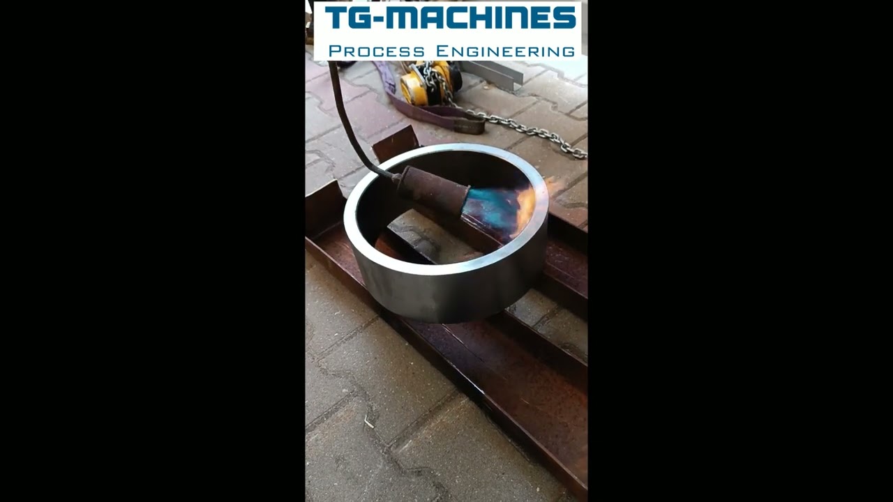 TG Machines, heating of steel elements