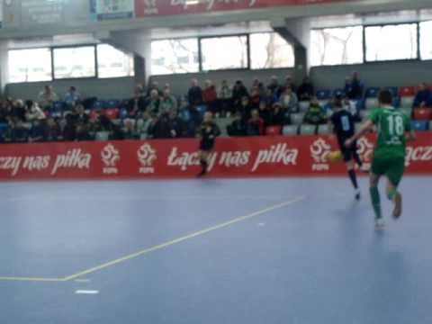 Góral U-14 Tryńcza - TAF Toruń 3-1, bramka Daniela Ostrzywilka dla Górala, finały MP w futsalu