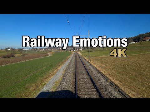 🚆 4K Winterliche Führerstandsmitfahrt durch das Zürcher Oberland (Schweiz | S3 Wetzikon - Zürich)