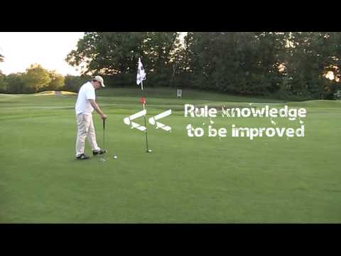 Golf Inferno 2012 - Day 1 the 18th green