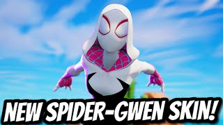 *NEW* SPIDER-GWEN SKIN + ARACHROBATICS EMOTE GAMEPLAY! - Fortnite Battle Royale