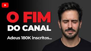 FIM DO CANAL: Por que decidi começar do ZERO mesmo com 180 Mil inscritos l Lucas  Roudi
