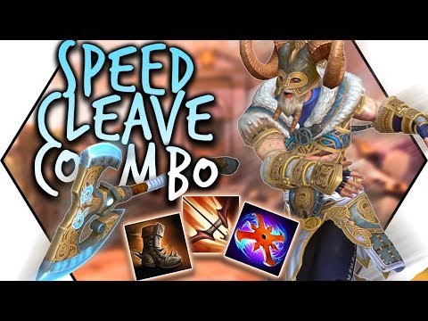 How Fast Can He Go? Abusing The Cleave+Movement Speed Mechanic! SMITE Heimdallr Gameplay
