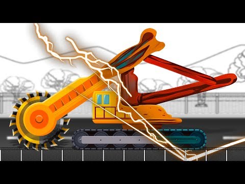 Good And Evil | Trencher | Toy Truck | Construction Vehicle