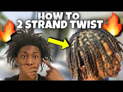 How To 2STRAND Twist Your Hair *FREEFORM TWIST Tips*