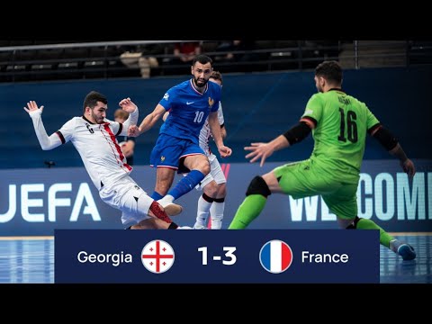 France 3 - 1 Georgia : UEFA Futsal 2026 Highlights 