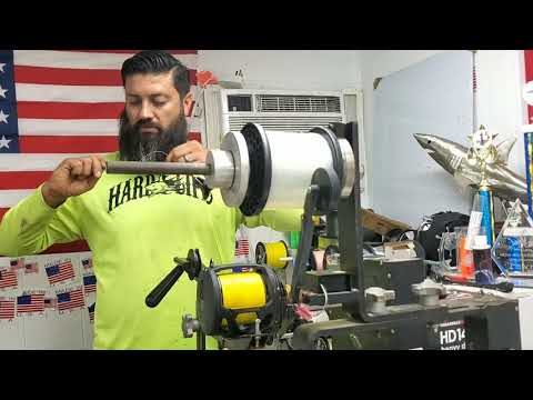 100lb power Penn Squall 50 spooling library most satisfying most calming ASMR