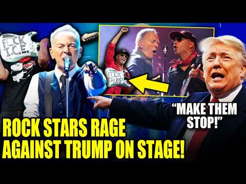 Rock Stars RAGE AGAINST Trump Regime with EPIC Protest Performance