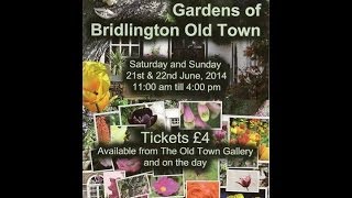 preview picture of video 'Bridlington Old Town Secret Gardens 2014'