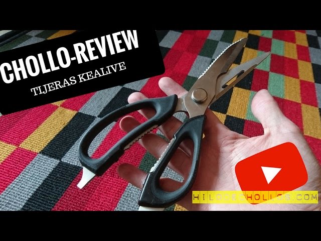 Vídeo relacionado con GEEKHOM Tijeras de Hierbas - Tijeras de Cocina de Acero Inoxidable, 5 Hojas para Cortar Verduras, Hierbas y Rosmarino, Tijeras de Cocina Afiladas con Funda y Cepillo de Limpieza, Negro