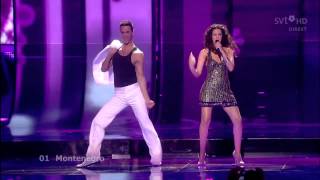 Andrea Demirović - Just Get Out Of My Life (Montenegro 2009) (Live First Semifinal)