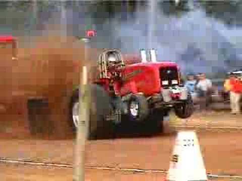 Brutal Force Super Stock Pulling Tractor Massey Ferguson