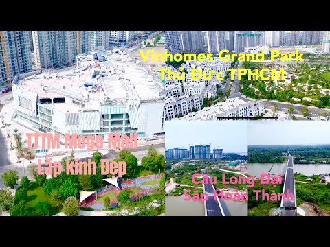 Vinhomes Grand Park Thủ Đức TP Hồ Chí Minh, TTTM Vicom Mega Mall sắp hoàn thiện .