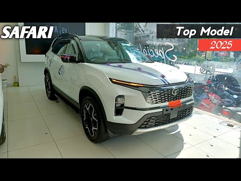 Tata Safari Top Model Accomplished Plus 2025 ❣️| Safari Top Model Review !! Price • Features 😍|