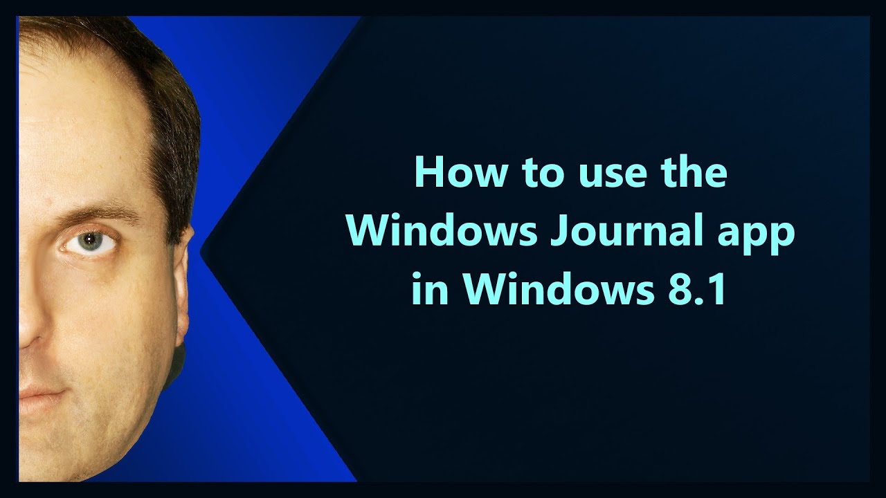 How to use the Windows Journal app in Windows 8.1