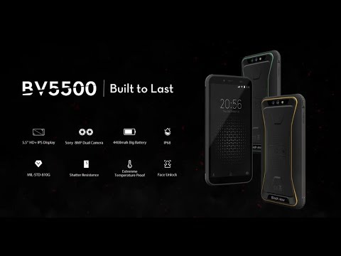 Official 3D graphic video of Blackview BV5500, the Most Fashionable Rugged outdoor smartphone