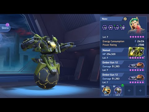 Nomad with Ember Gun 12 — Deadly Close-Range Assassin Mech Arena | AmiGhost Gamerz