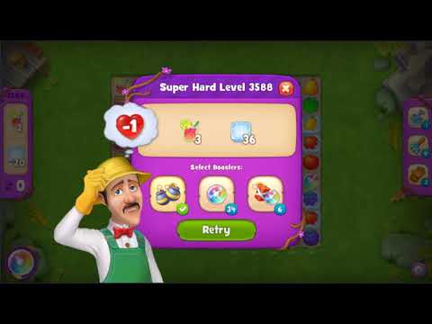 Gardenscapes Level 3588 - 3589 | MICRO GAMEPLAY HD