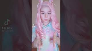 cute pink hair cosplay #short #tiktok #cosplay