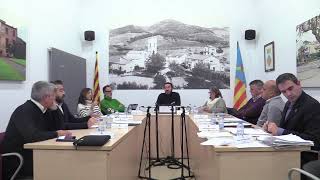Ple municipal ajuntament Vallromanes del 20/12/22