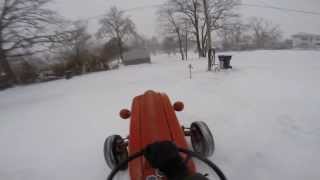 preview picture of video 'Ford 601 Work Master Tractor Working Snow 1 5 2014'