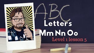 Adult Phonics Level 1 lesson 5 MNO Alphabet Sounds and Words | Quick Awesome Phonics Lesson