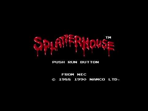 Splatterhouse TurboGrafx-16 Real Hardware 60fps Playthrough