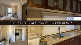 Sunscreen roller blind & Blackout curtain - South ridge Downtown